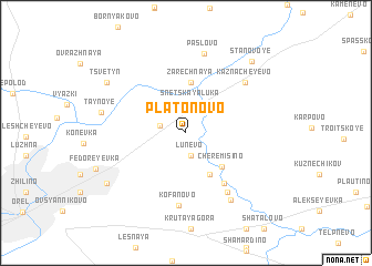 map of Platonovo