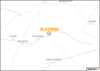 map of Platonov