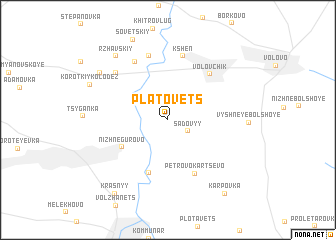 map of Platovets