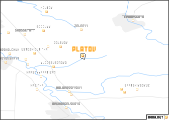 map of (( Platov ))