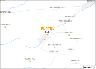 map of Platov