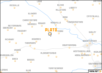 map of Plato