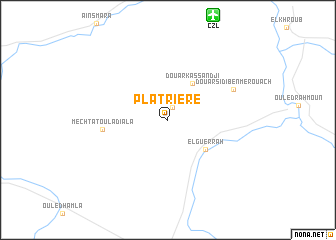 map of Platrière