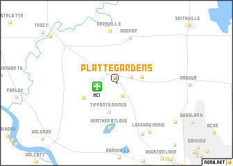 map of Platte Gardens