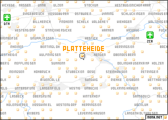 map of Platteheide