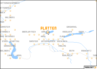 map of Platten