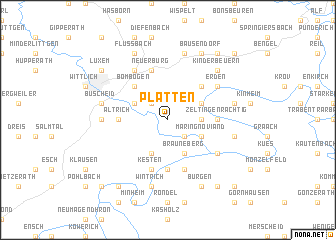 map of Platten