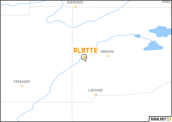 map of Platte