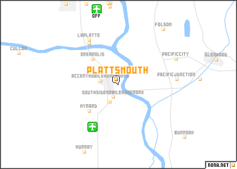 map of Plattsmouth