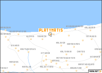 map of Platymatis