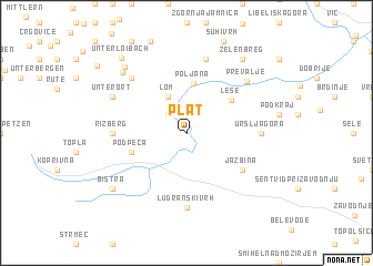 map of Plat