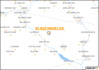 map of Plaucha Velʼka
