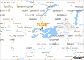 map of Plaue