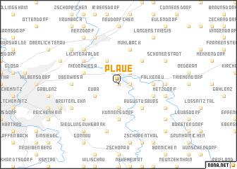 map of Plaue