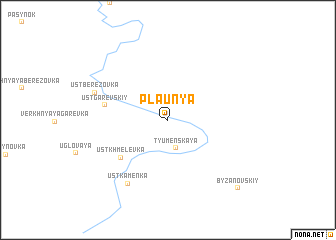 map of Plaun\