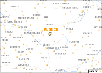 map of Plavce