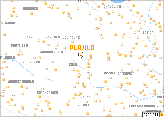 map of Plavilo