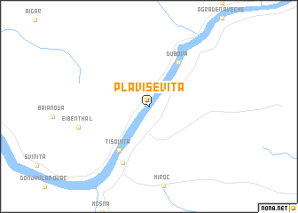 map of (( Plavişeviţa ))