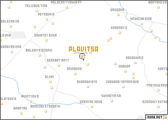 map of Plavitsa