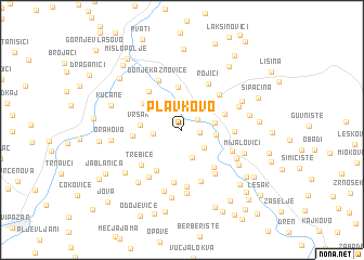 map of Plavkovo