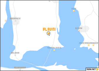 map of Plavni