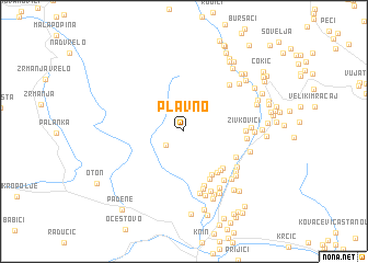 map of Plavno