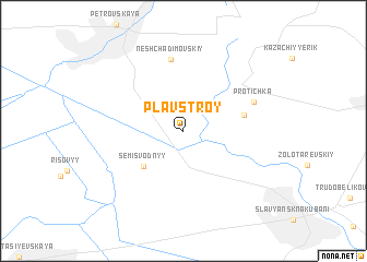 map of Plavstroy