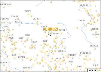 map of Plavuzi