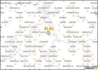 map of Plav