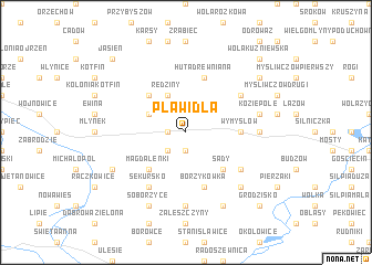 map of Pławidła