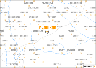 map of Plawikan