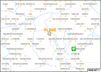 map of Pławo