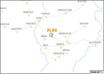 map of Plaw