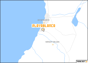 map of Playa Blanca