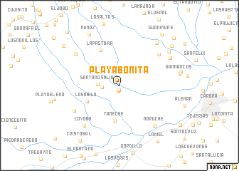 map of Playa Bonita