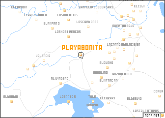 map of Playa Bonita