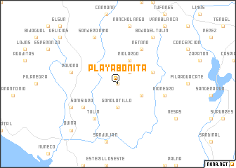 map of Playa Bonita