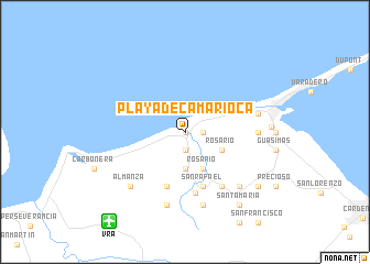 map of Playa de Camarioca