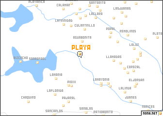 map of Playa