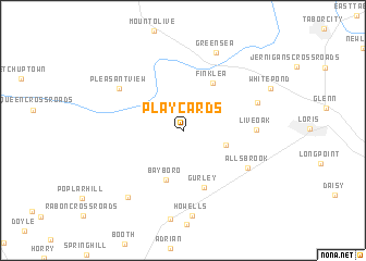 map of Playcards