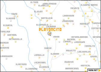 map of Playoncito