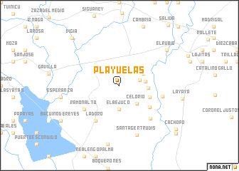 map of Playuelas