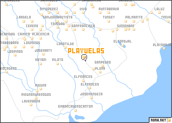 map of Playuelas