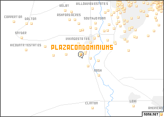 map of Plaza Condominiums