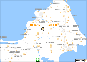 map of Plaza del Gallo