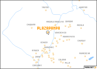 map of Plazapampa