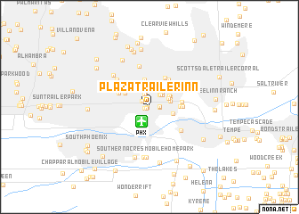 map of Plaza Trailer Inn