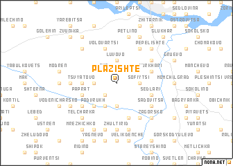 map of Plazishte