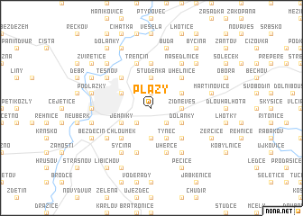 map of Plazy