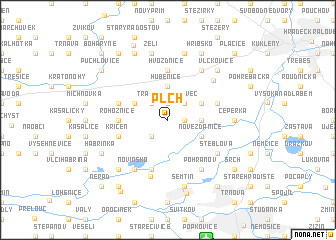 map of Plch